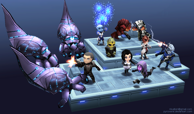 Illustration for article titled Mass Effect Gets the Final Fantasy VII Treatment